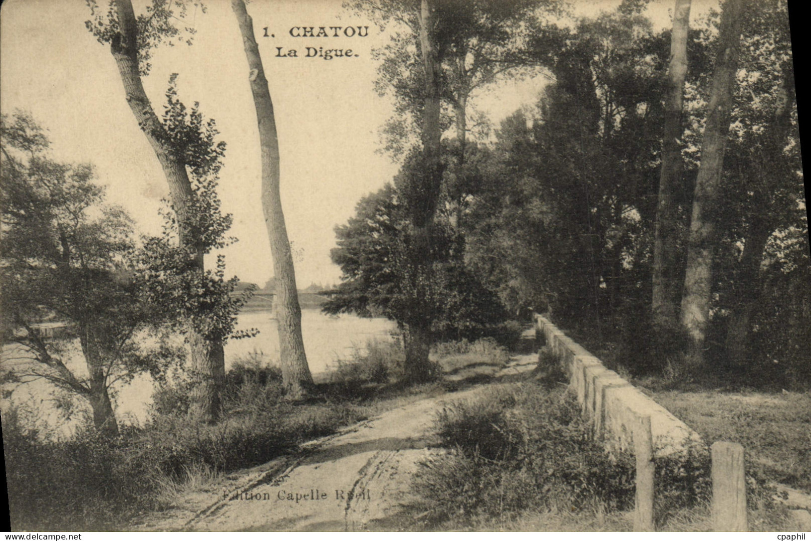 CPA Chatou La Digue