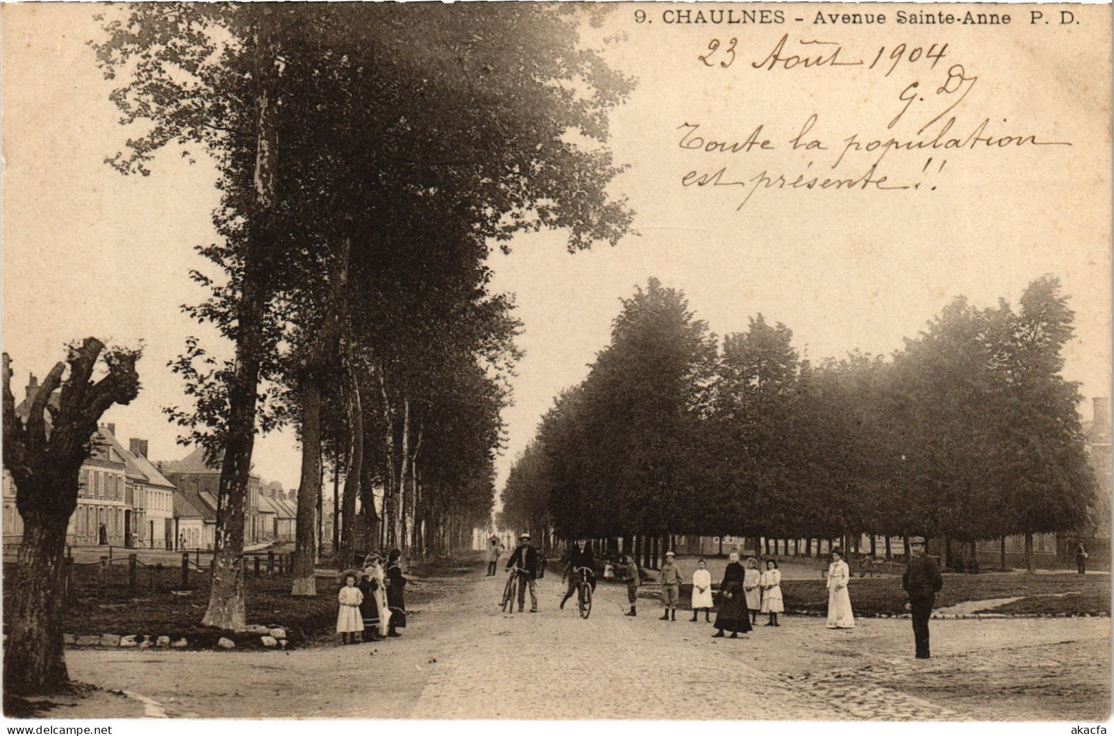CPA Chaulnes Avenue Ste Anne (1498847)