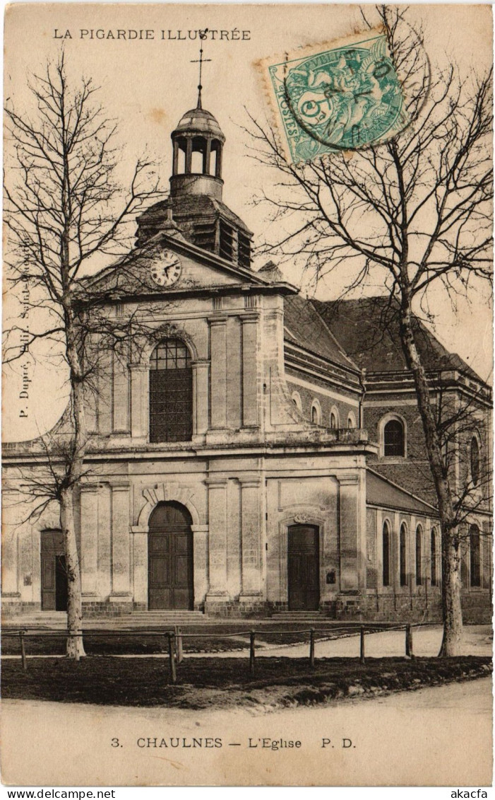 CPA Chaulnes eglise (1498856)