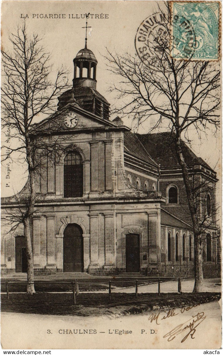 CPA Chaulnes le chateau (1497745)