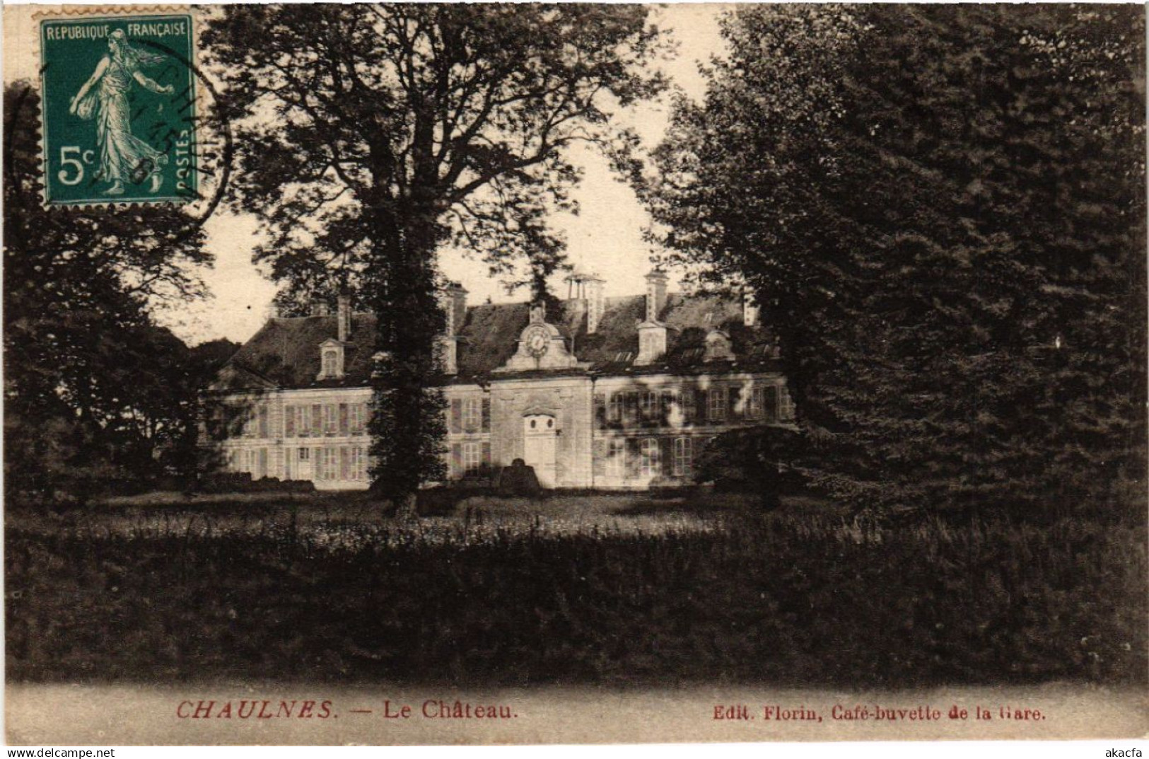 CPA CHAULNES - Le Chateau (514889)