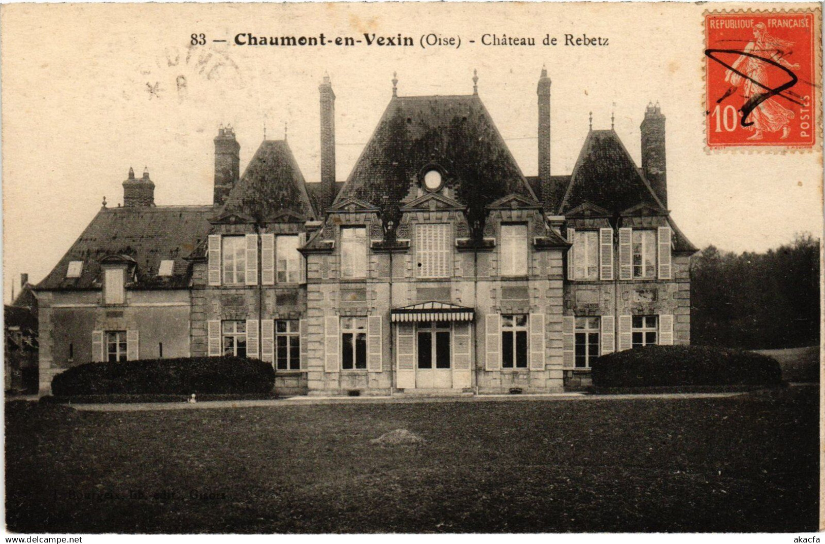 CPA Chaumont-en-Vexin Chateau de Rebetz (1186009)