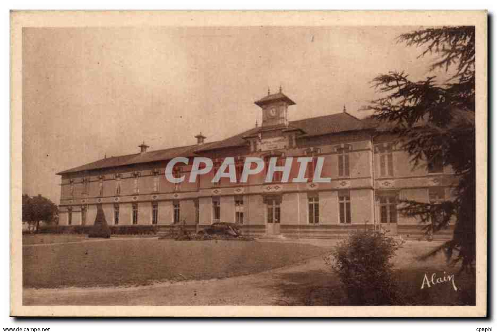 CPA Chaumont en Vexin L'hopital l'hospice