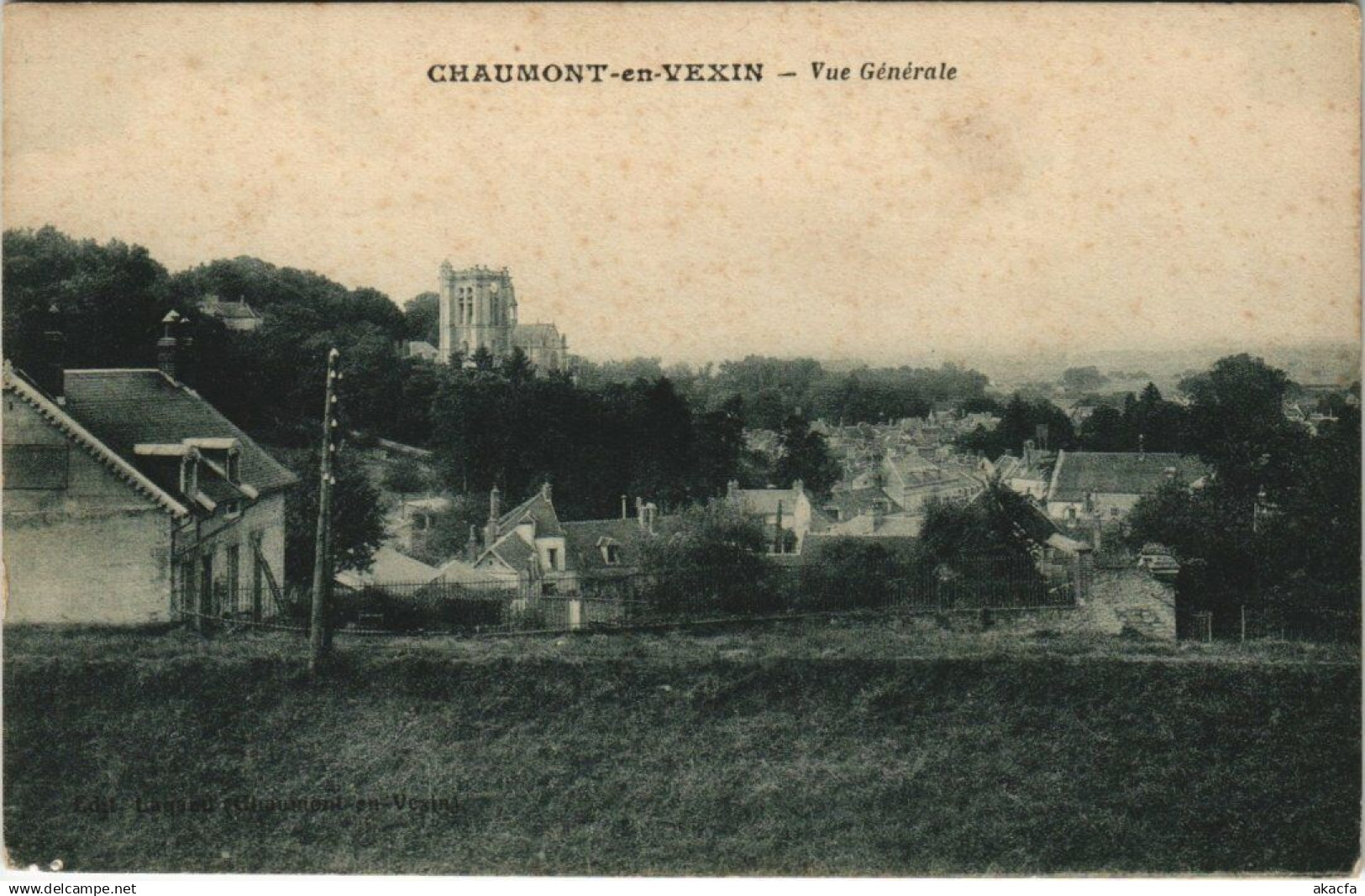 CPA CHAUMONT-en-VEXIN - Vue générale (130253)