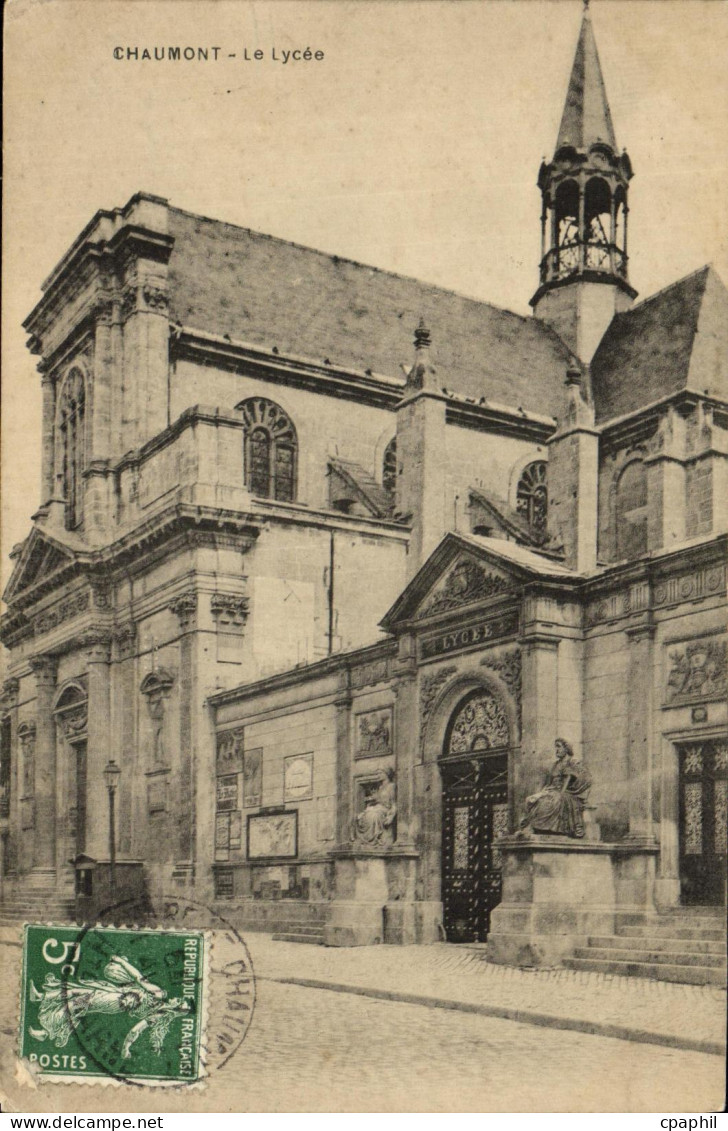 CPA Chaumont Le Lycee