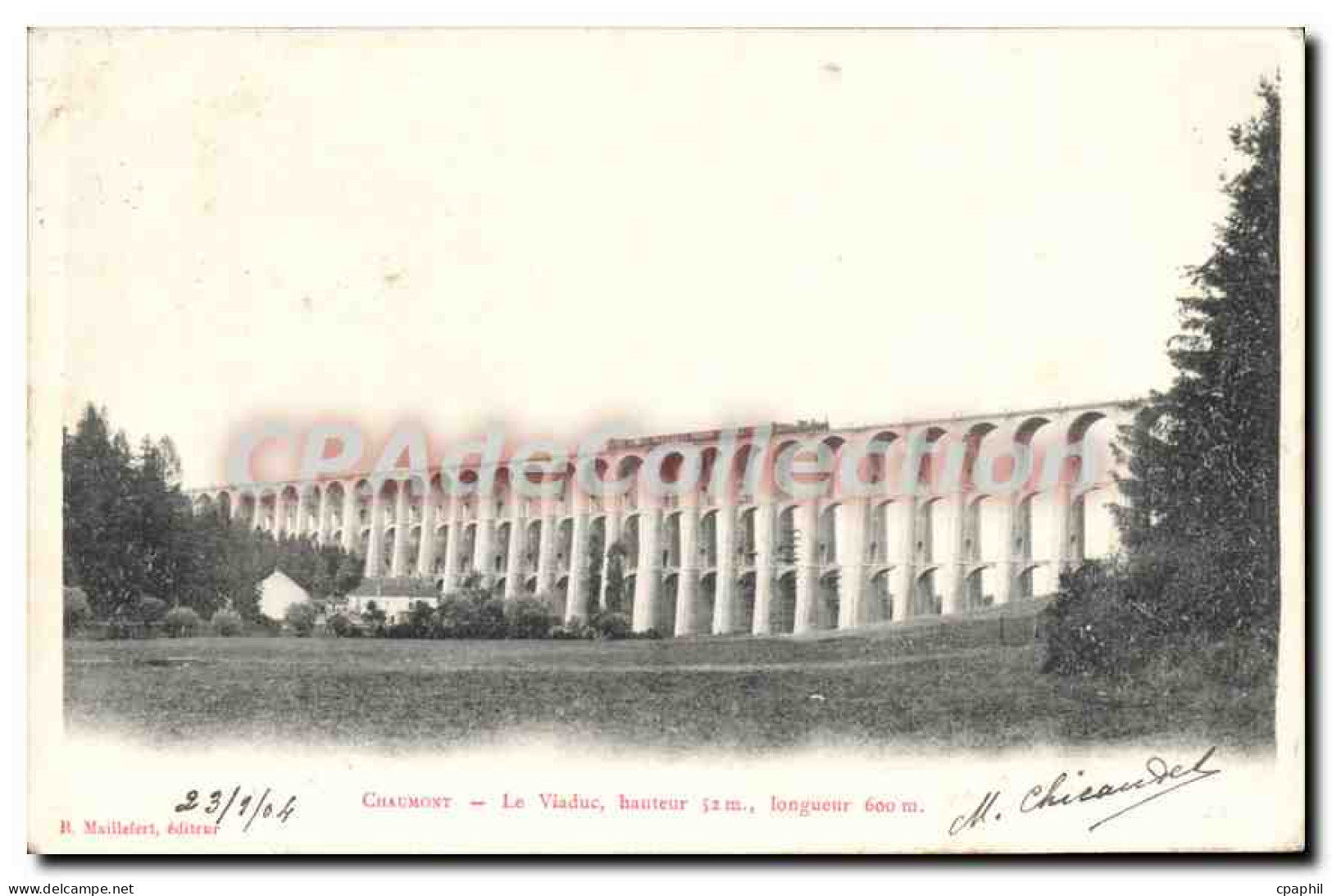CPA Chaumont Le Viaduc