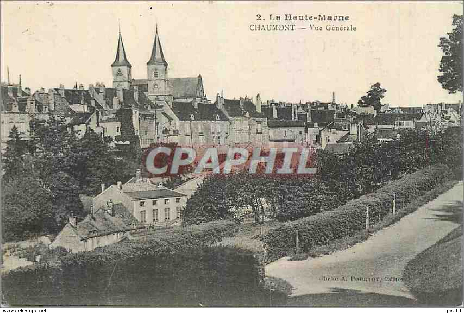 CPA Chaumont Vue Generale