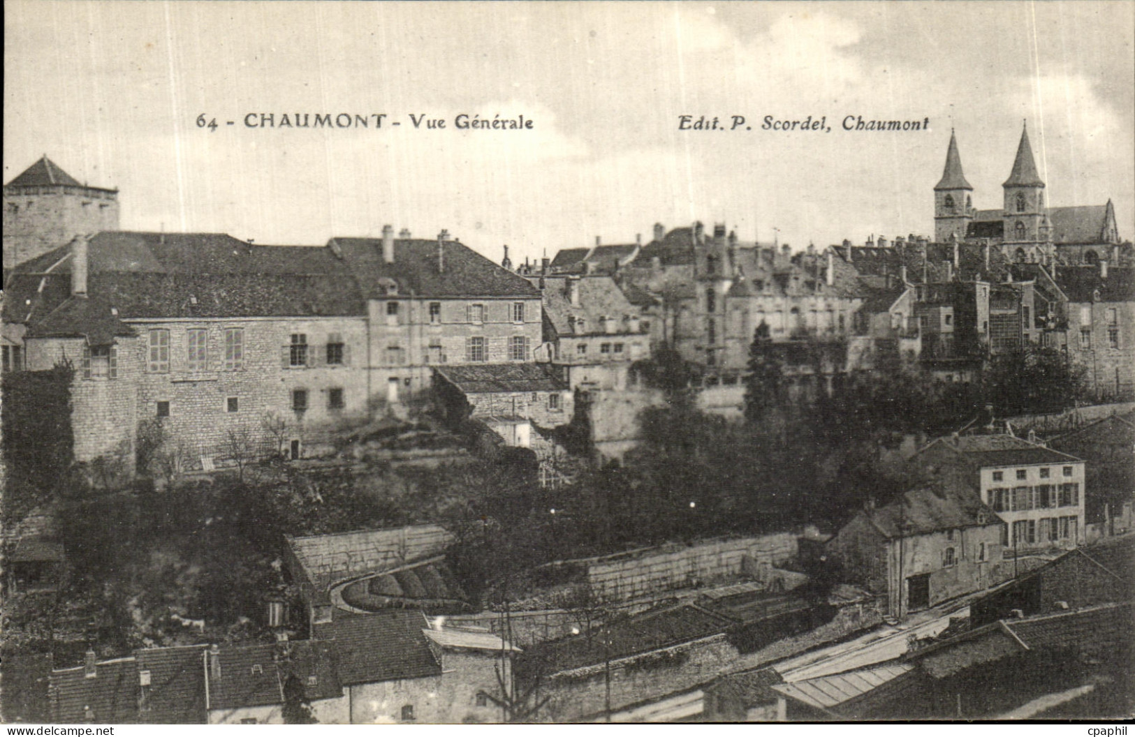 CPA Chaumont Vue Viaduc Generale