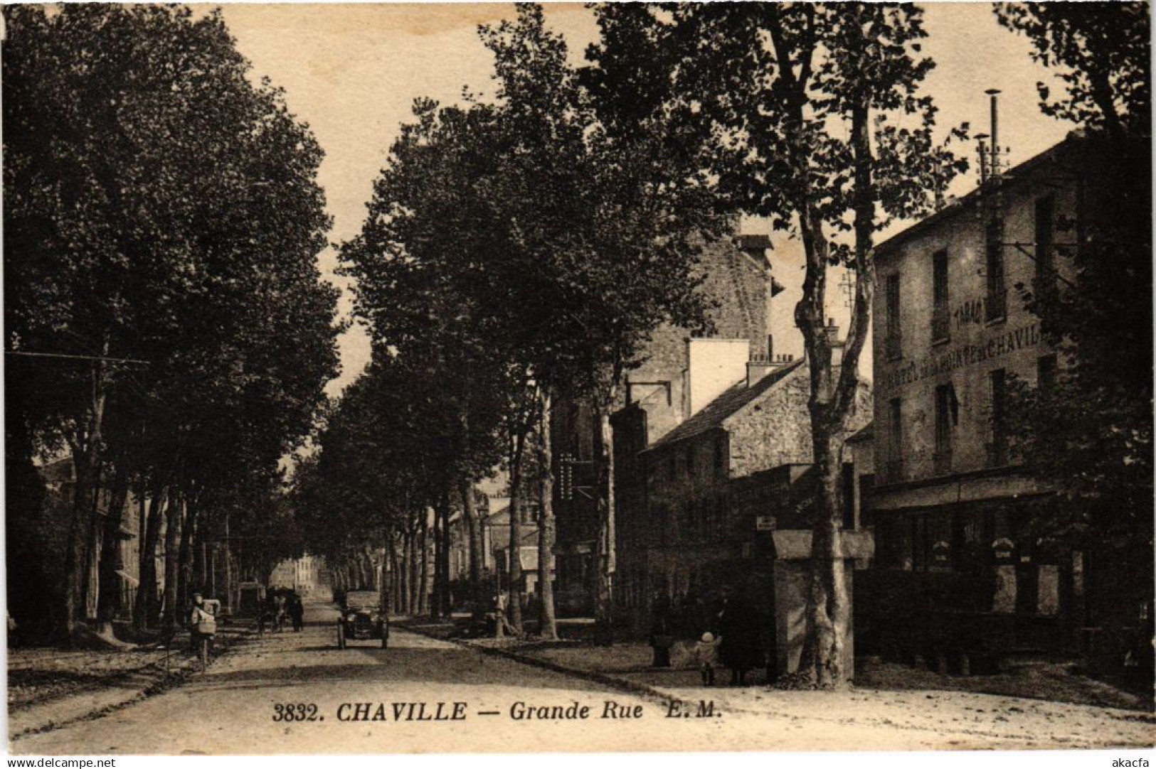 CPA CHAVILLE Grande Rue (1323285)
