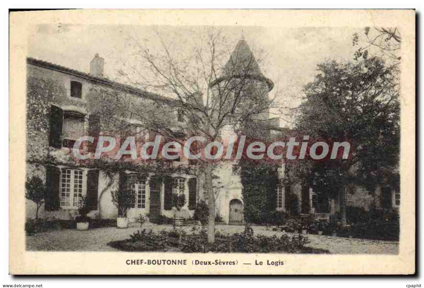 CPA Chef Boutonne Le Logis