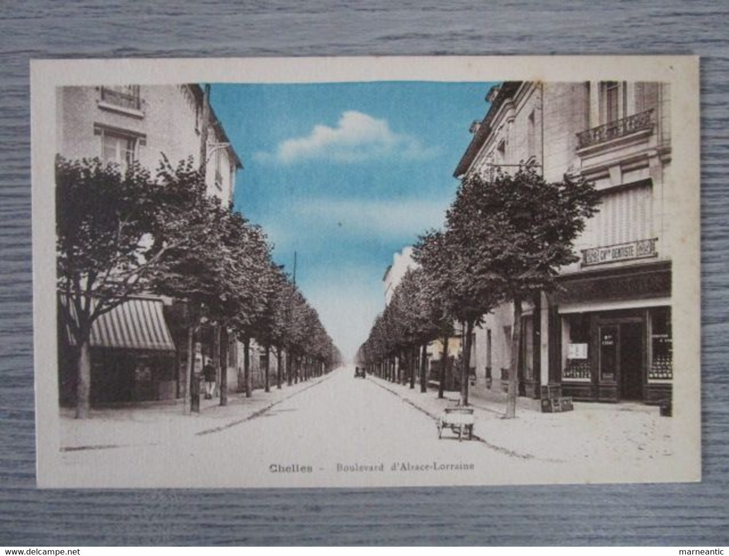 cpa Chelles(77)boulevard d'alsace-lorraine
