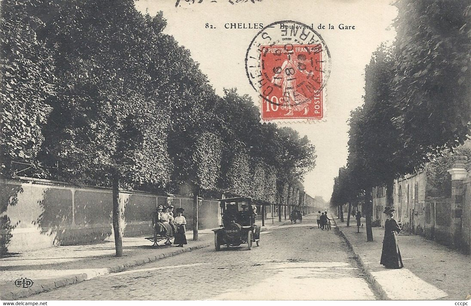 CPA Chelles Boulevard de la Gare