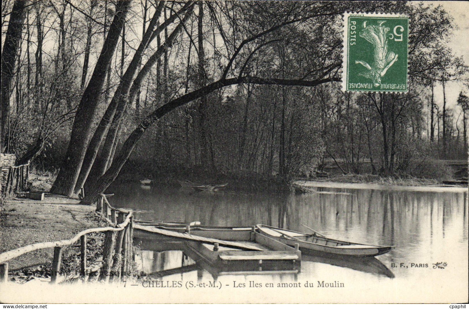 CPA Chelles Les Iles En Amont Du Moulin