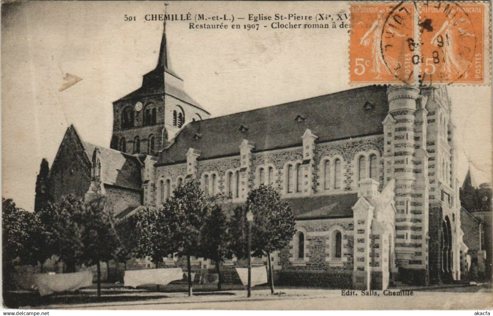 CPA CHEMILLE Eglise Saint-Pierre (1164141)