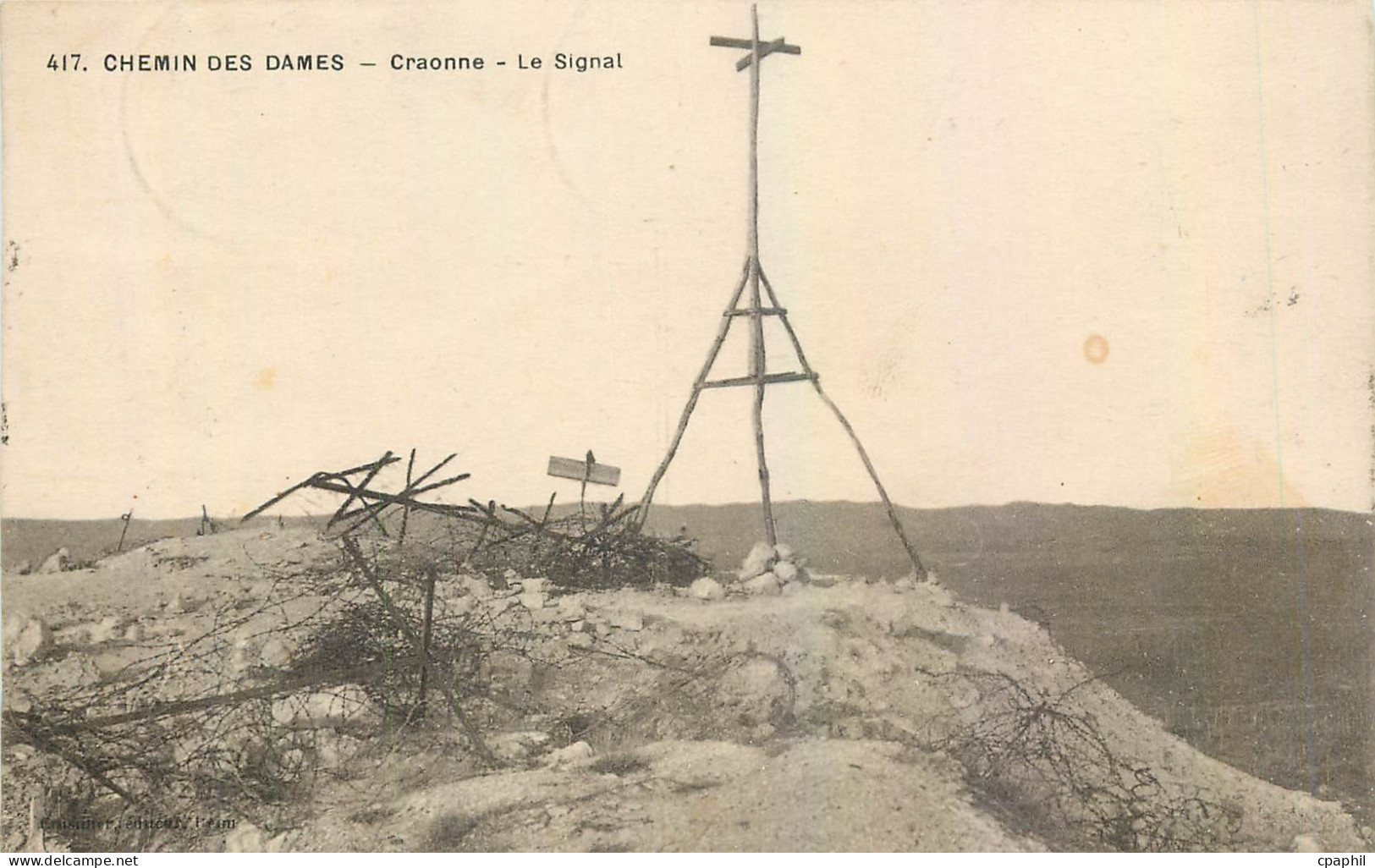 CPA Chemin des Dames Craonne Le Signal