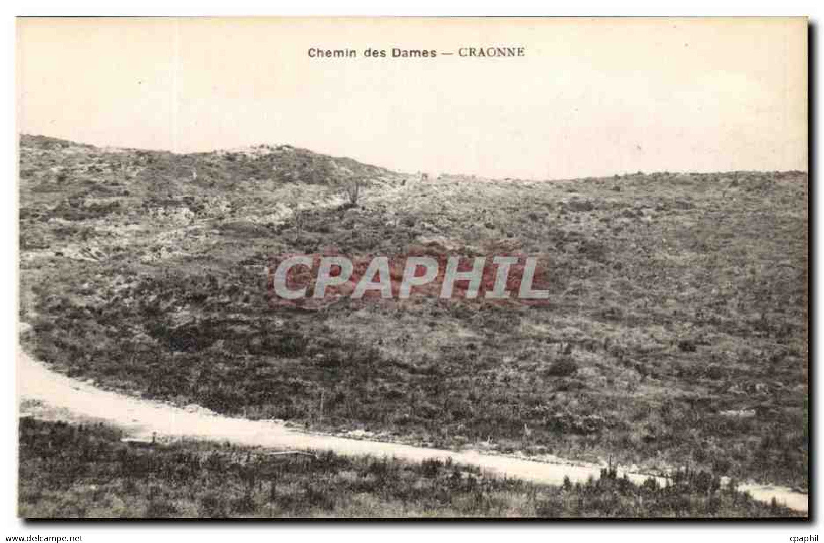 CPA Chemin Des Dames Craonne Militaria