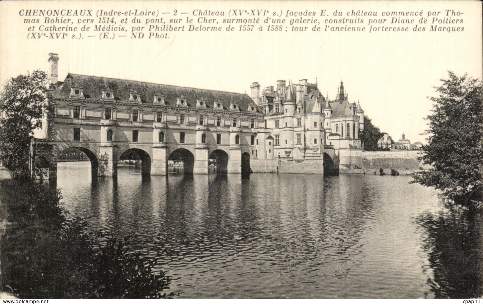 CPA Chenonceaux Chateau