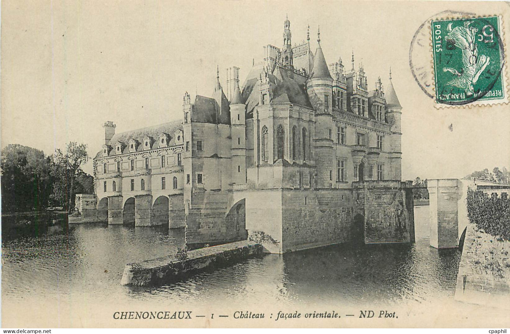 CPA Chenonceaux Chateau facade orientale