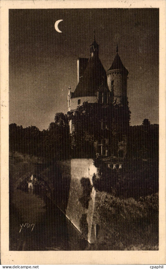 CPA Chenonceaux Clair de Lune