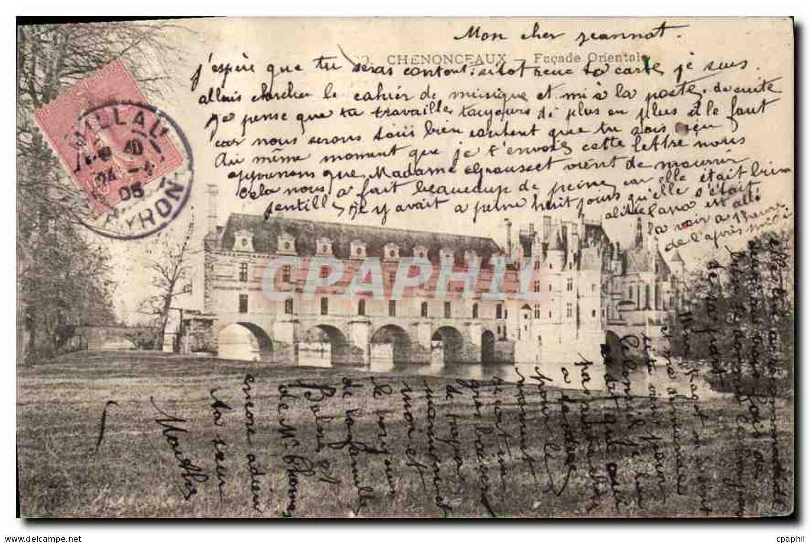 CPA Chenonceaux Facade Orientale
