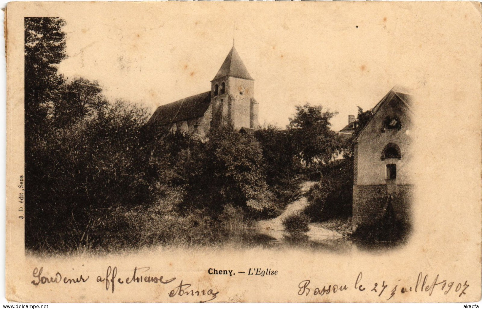 CPA Cheny Eglise (1478302)