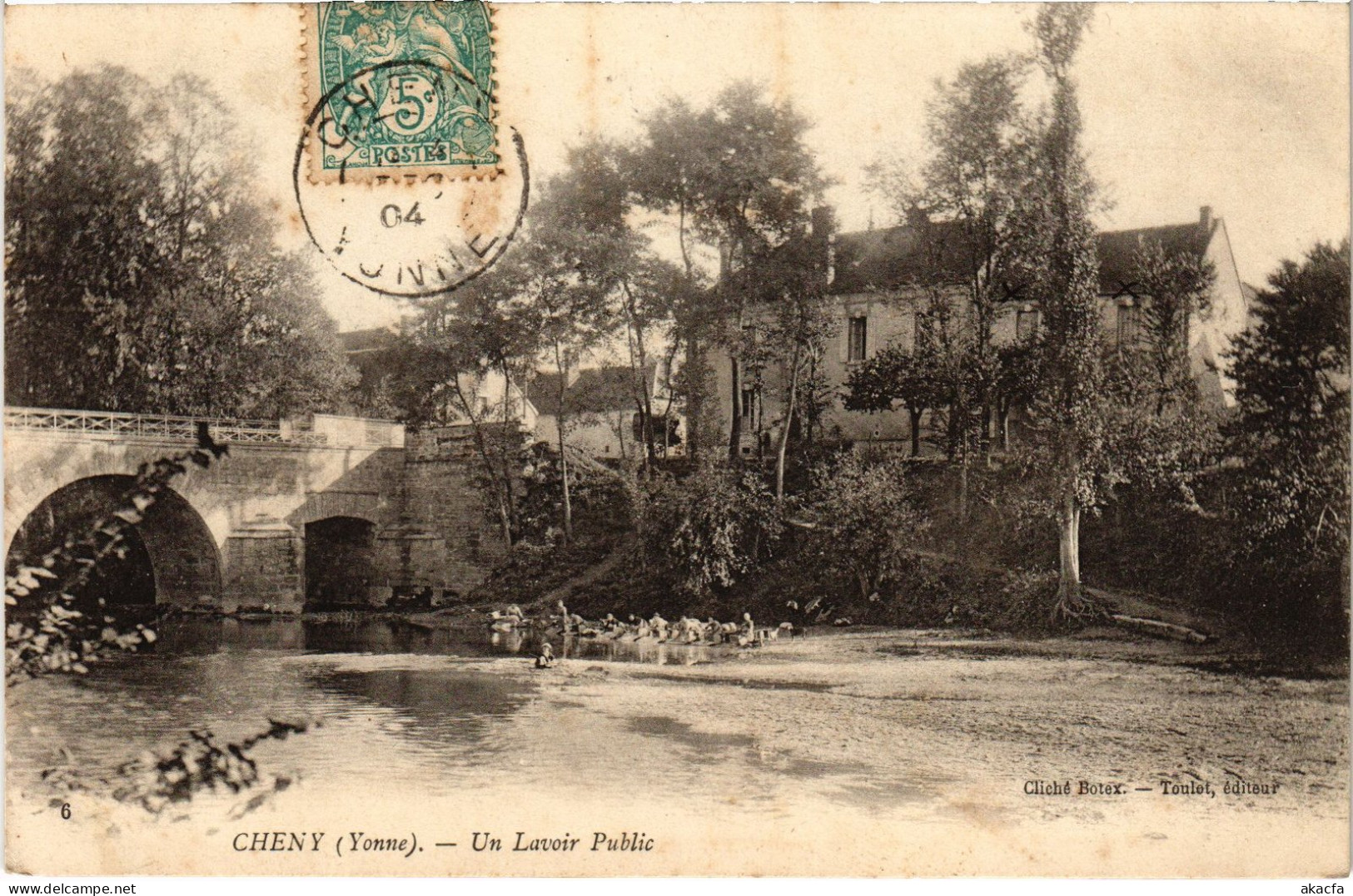 CPA Cheny un Lavoir Public (1478320)