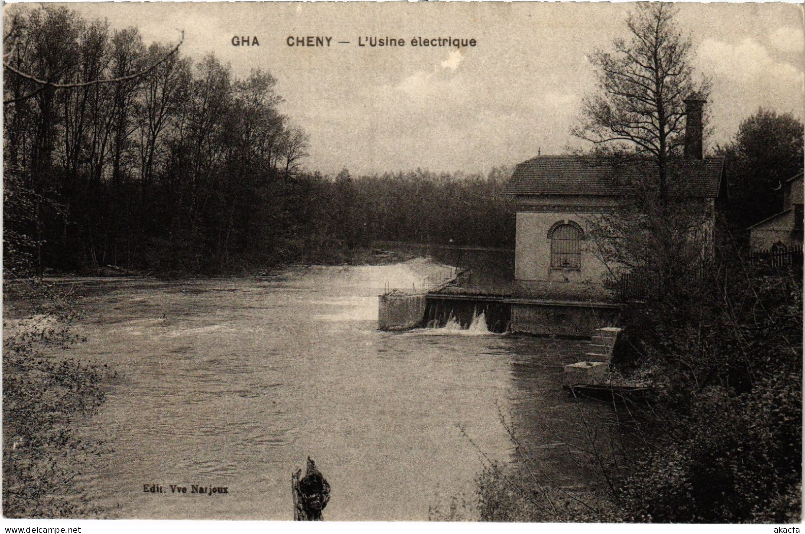 CPA Cheny Usine electrique (1478317)