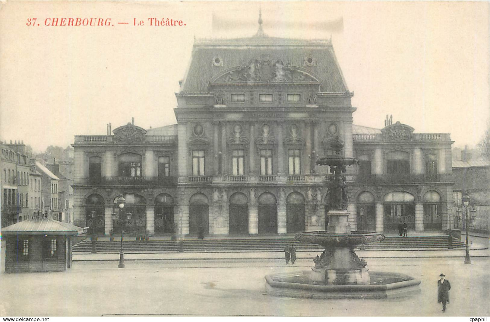 CPA Cherbourg Le Theatre