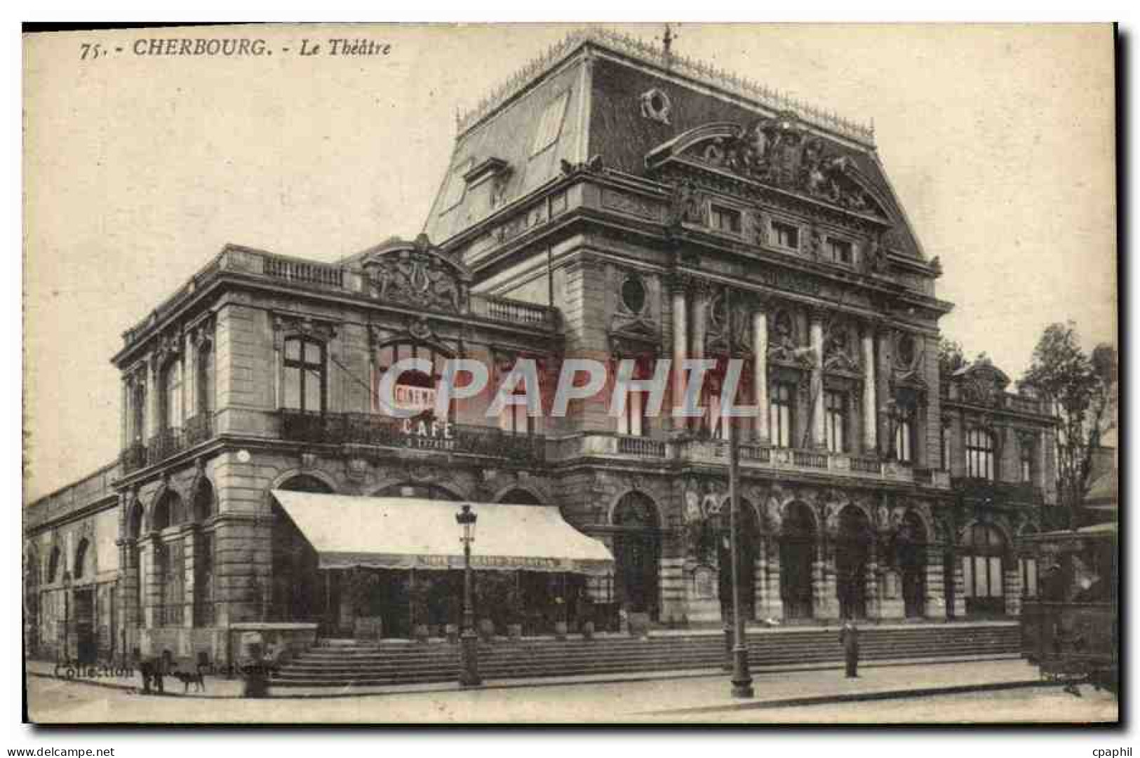 CPA Cherbourg Le Theatre