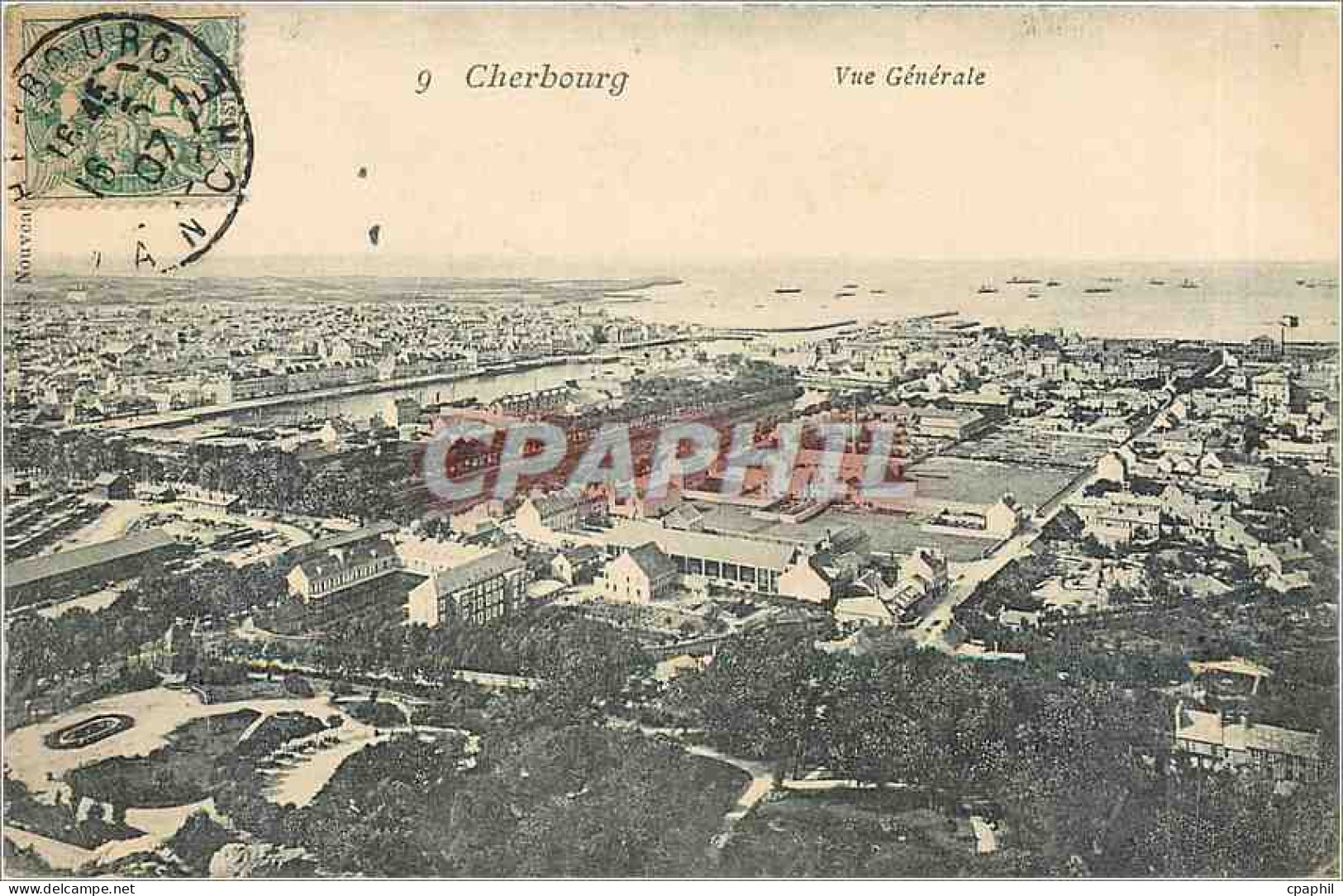 CPA Cherbourg Vue Generale