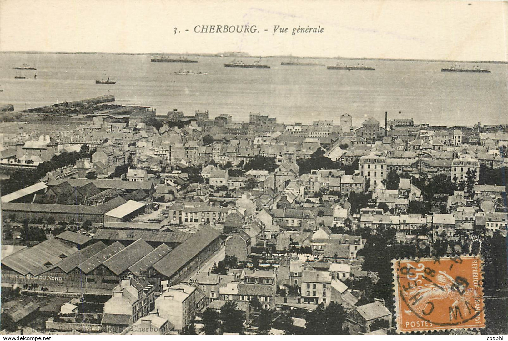 CPA Cherbourg Vue generale