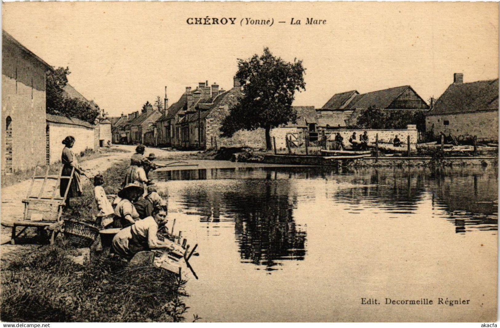 CPA CHEROY - La Mare (357696)