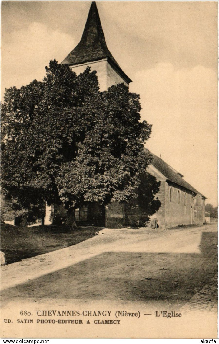 CPA CHEVANNES-Changy - L'Église (518017)