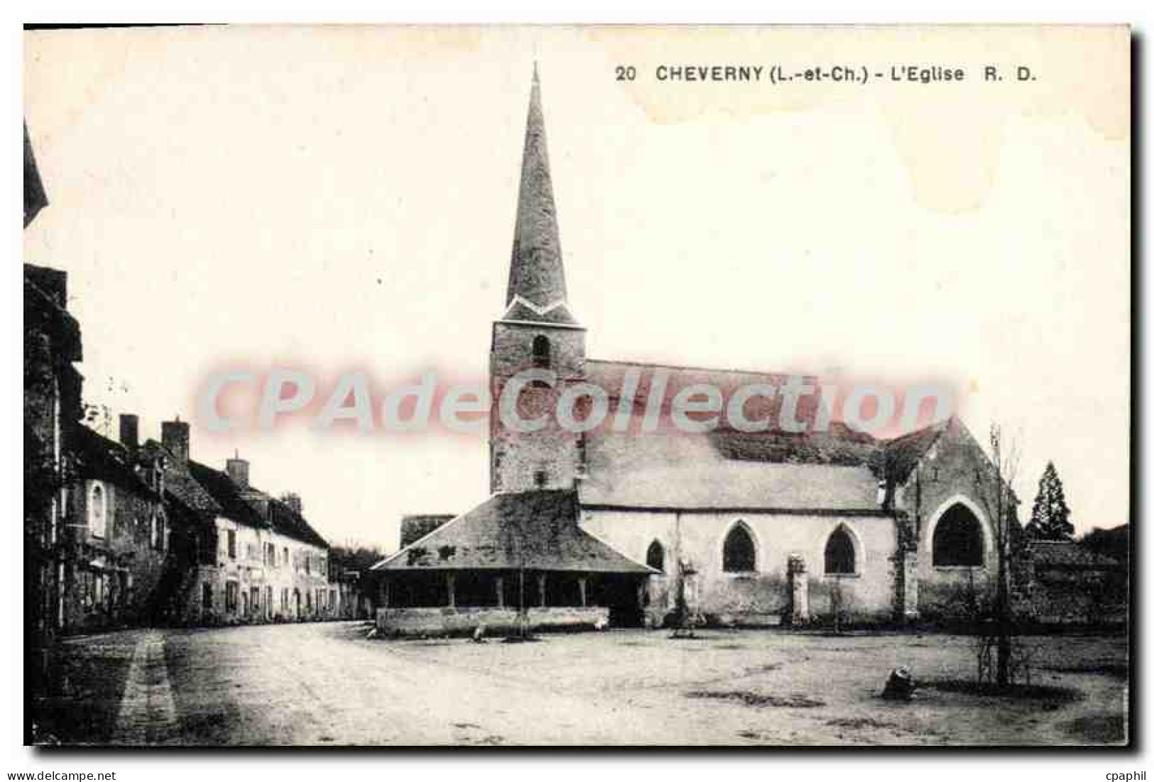 CPA Cheverny L'Eglise