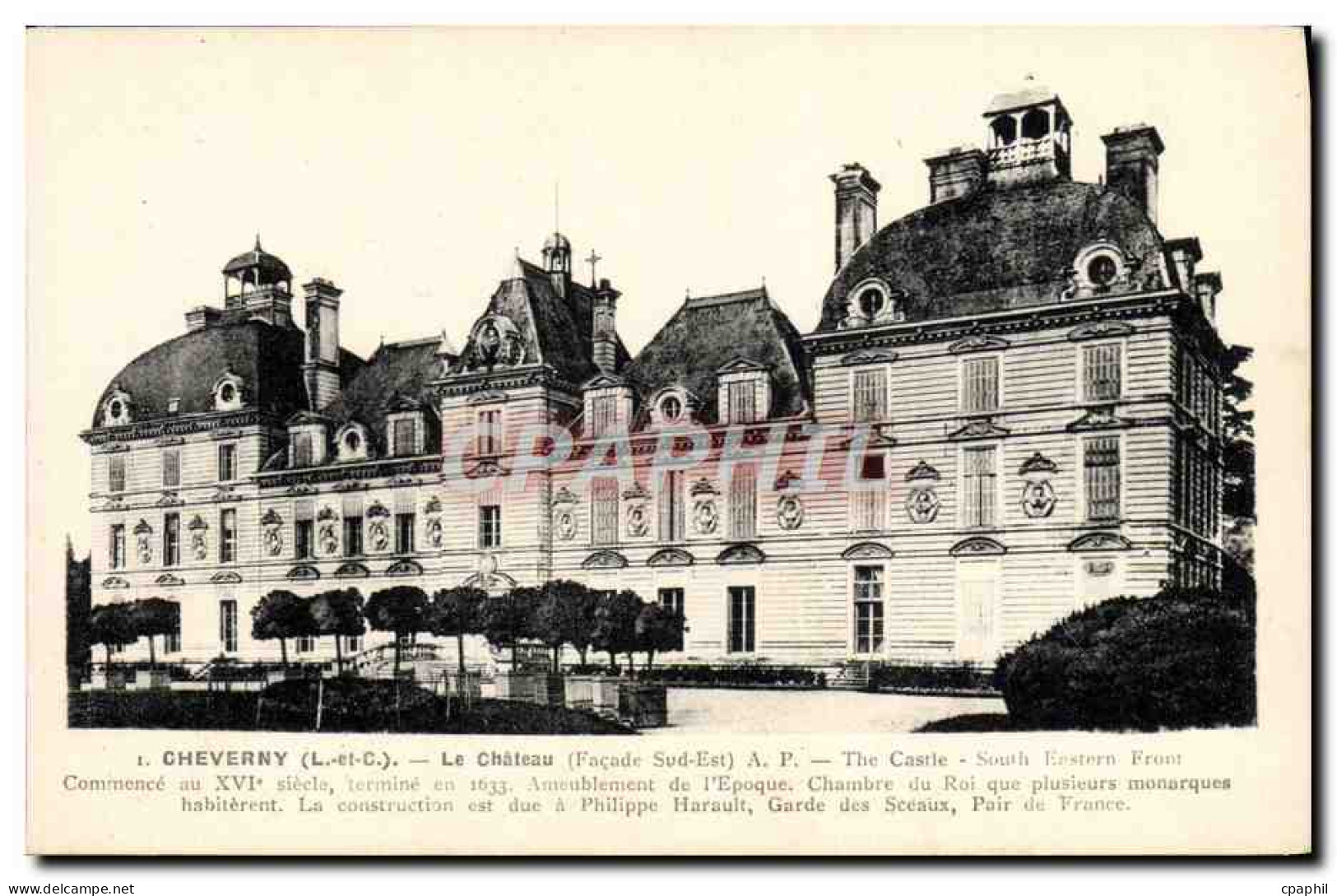 CPA Cheverny Le Chateau