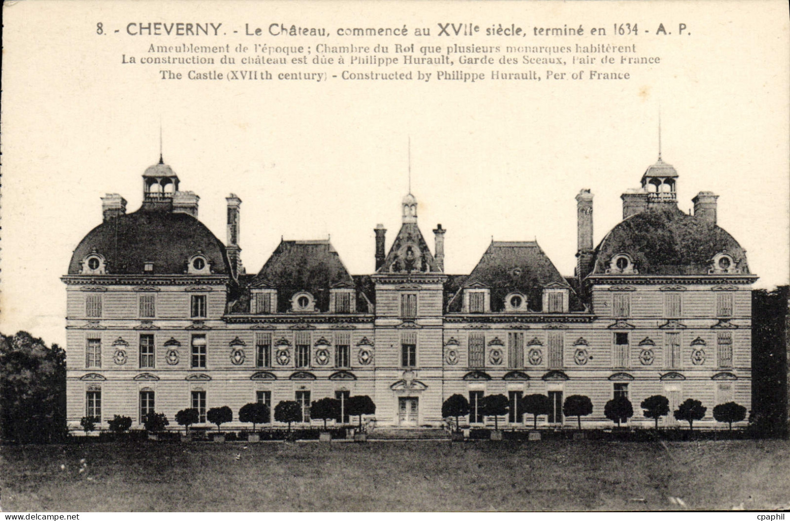 CPA Cheverny Le Chateau