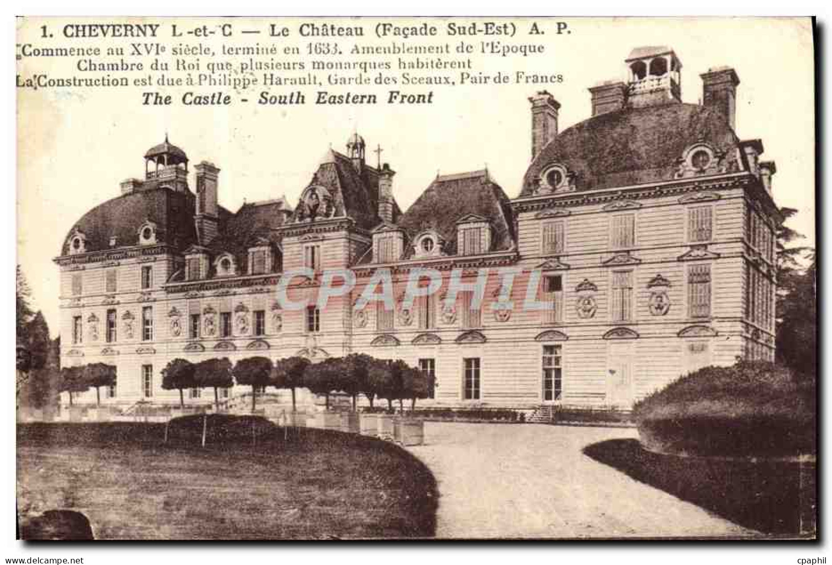 CPA Cheverny Le Chateau