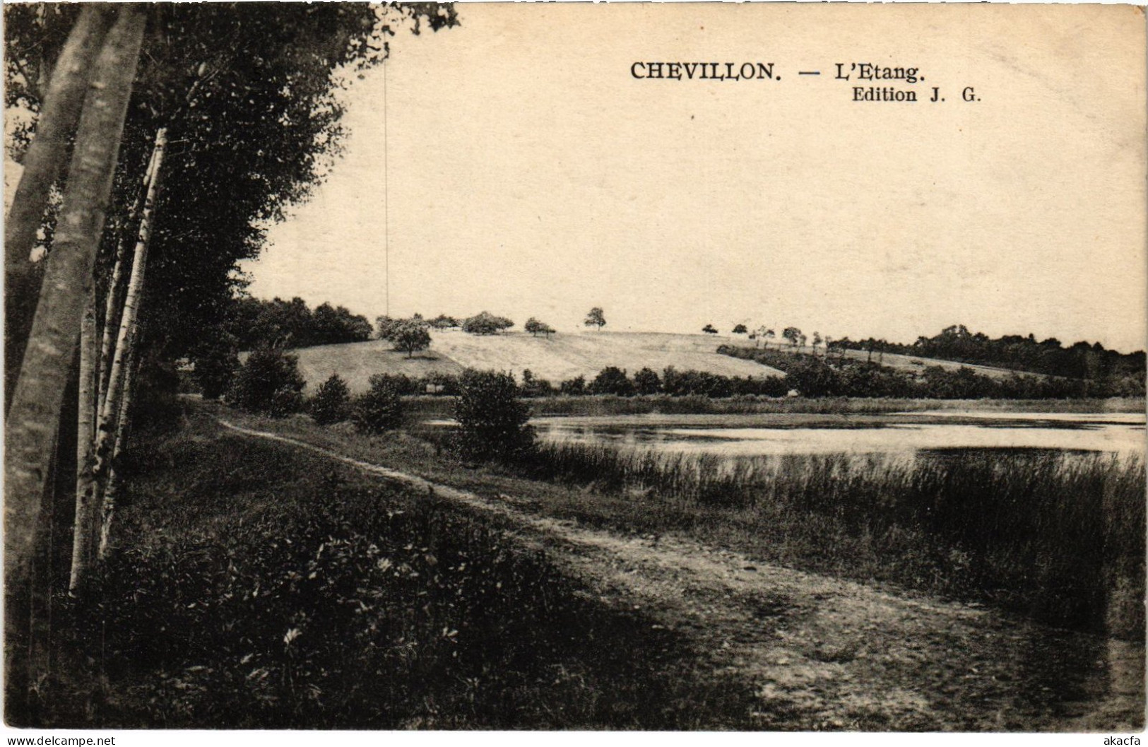 CPA Chevillon etang (1478854)