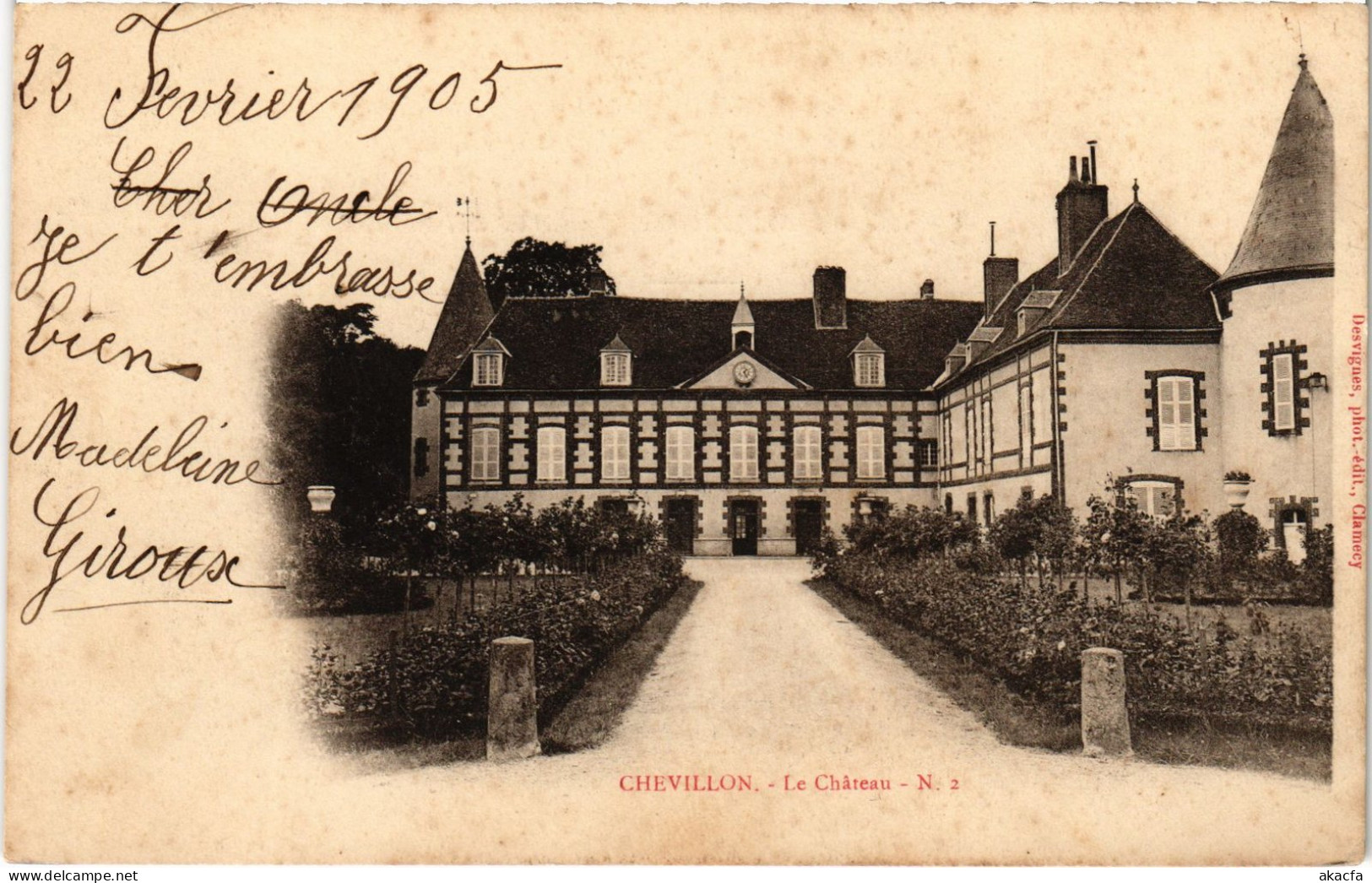 CPA Chevillon le chateau (1478856)