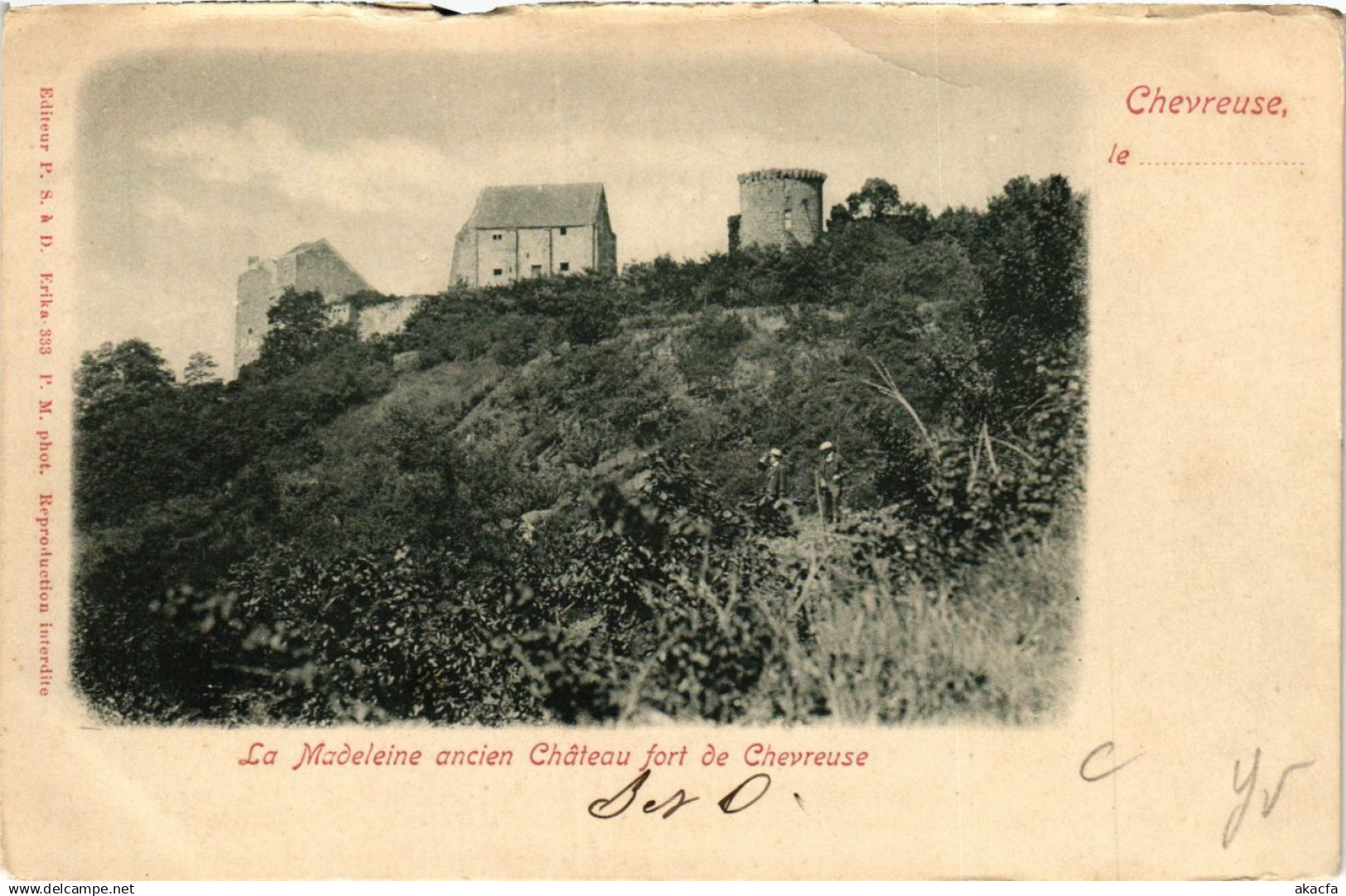 CPA CHEVREUSE - La Madeleine ancien Chateau fort de CHEVREUSE (436831)