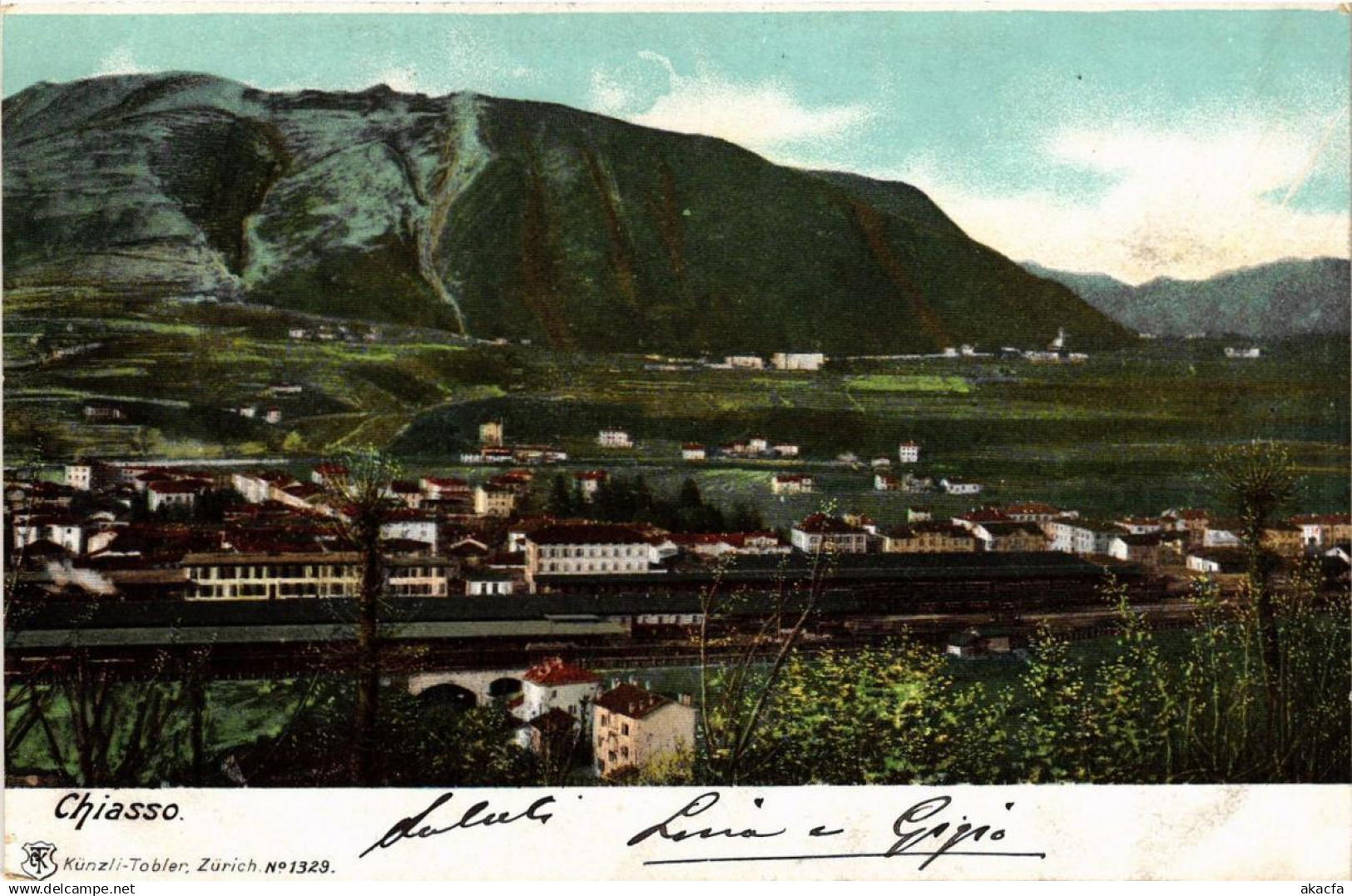 CPA CHIASSO SWITZERLAND (705076)
