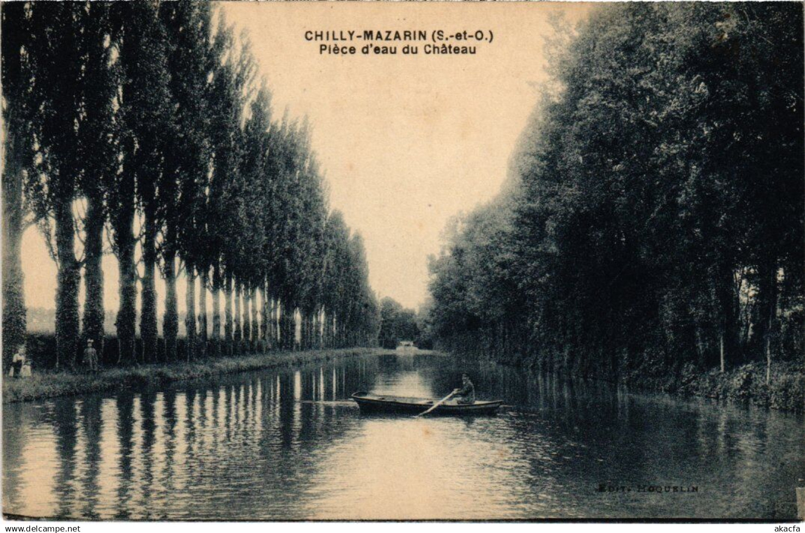 CPA CHILLY-MAZARIN Piece d'Eau du Chateau (1354589)