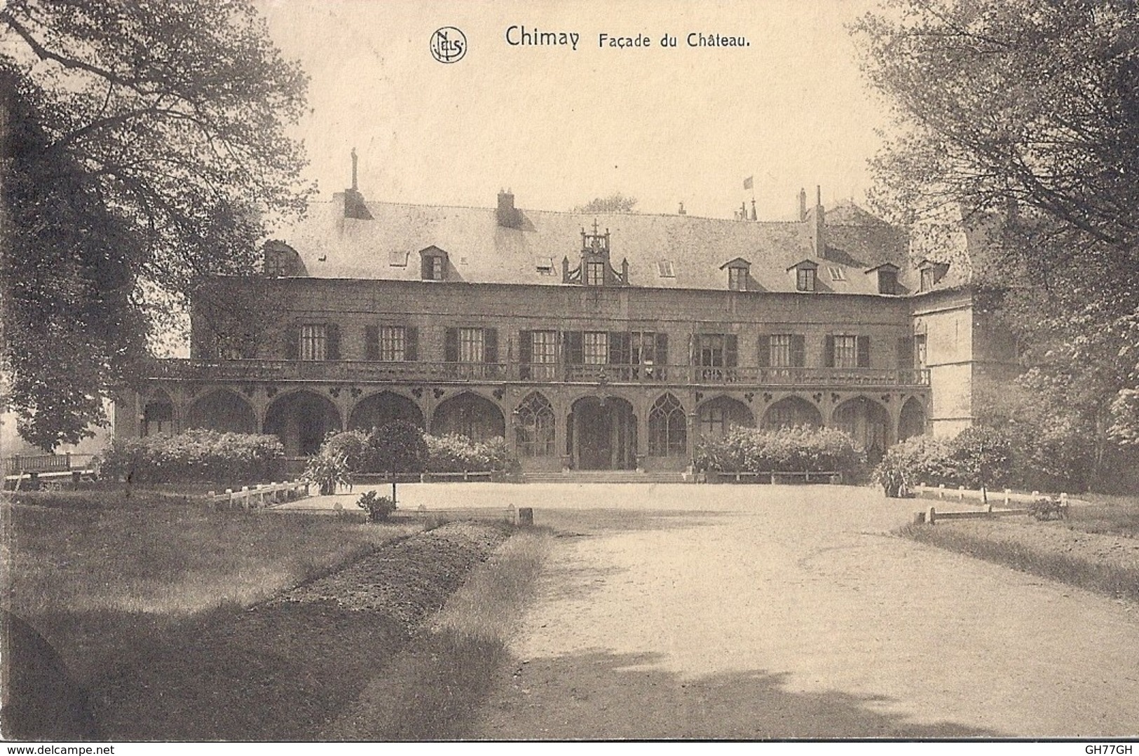 CPA CHIMAY CHATEAU 1935