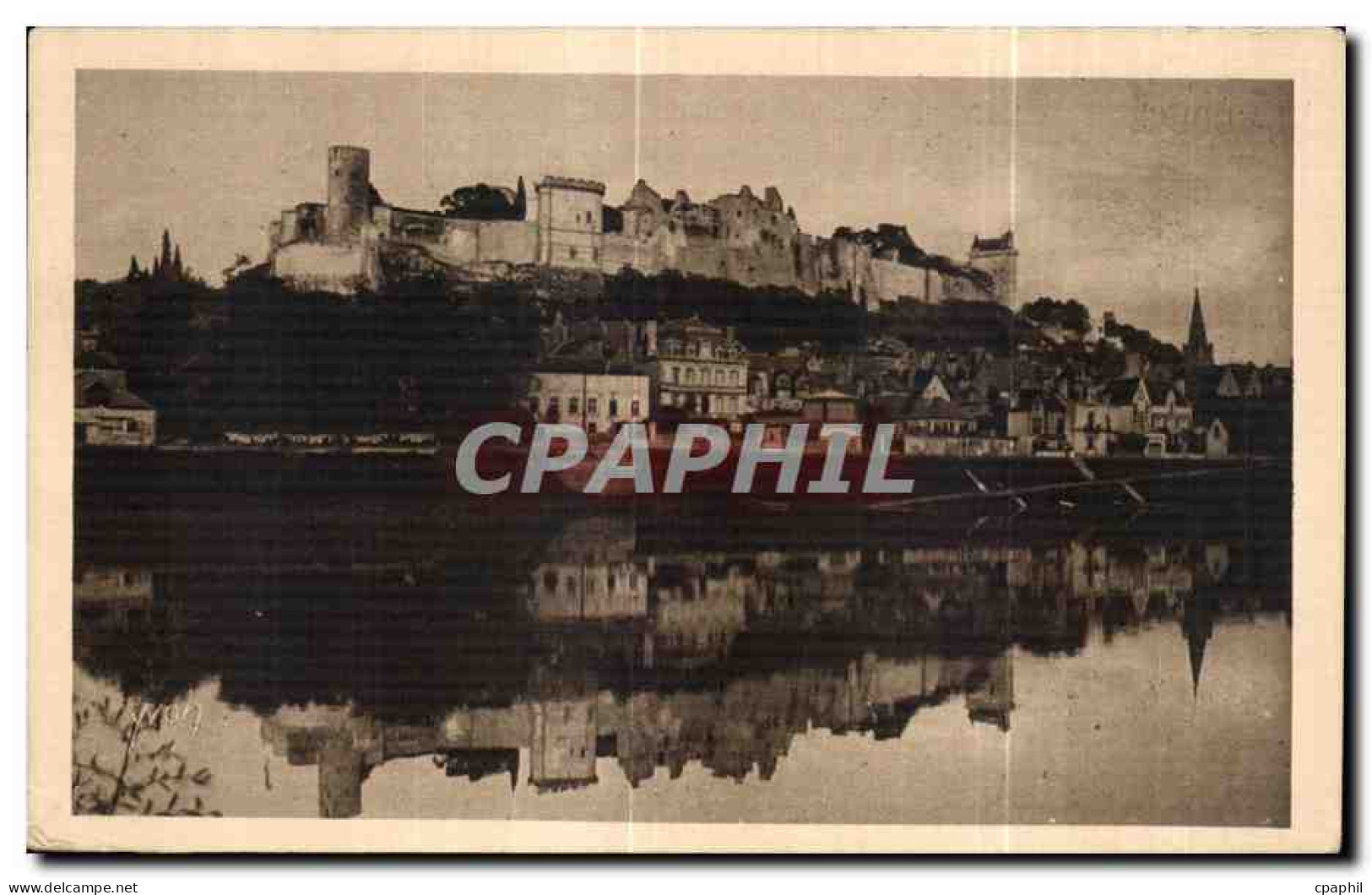 CPA Chinon Chateau