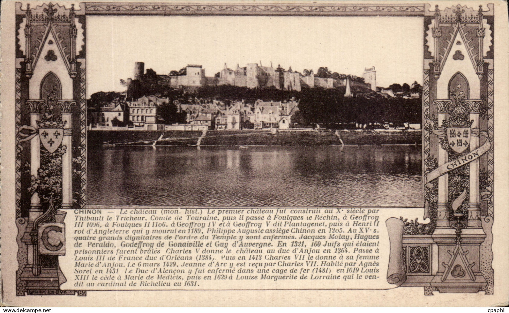 CPA Chinon La Chateau