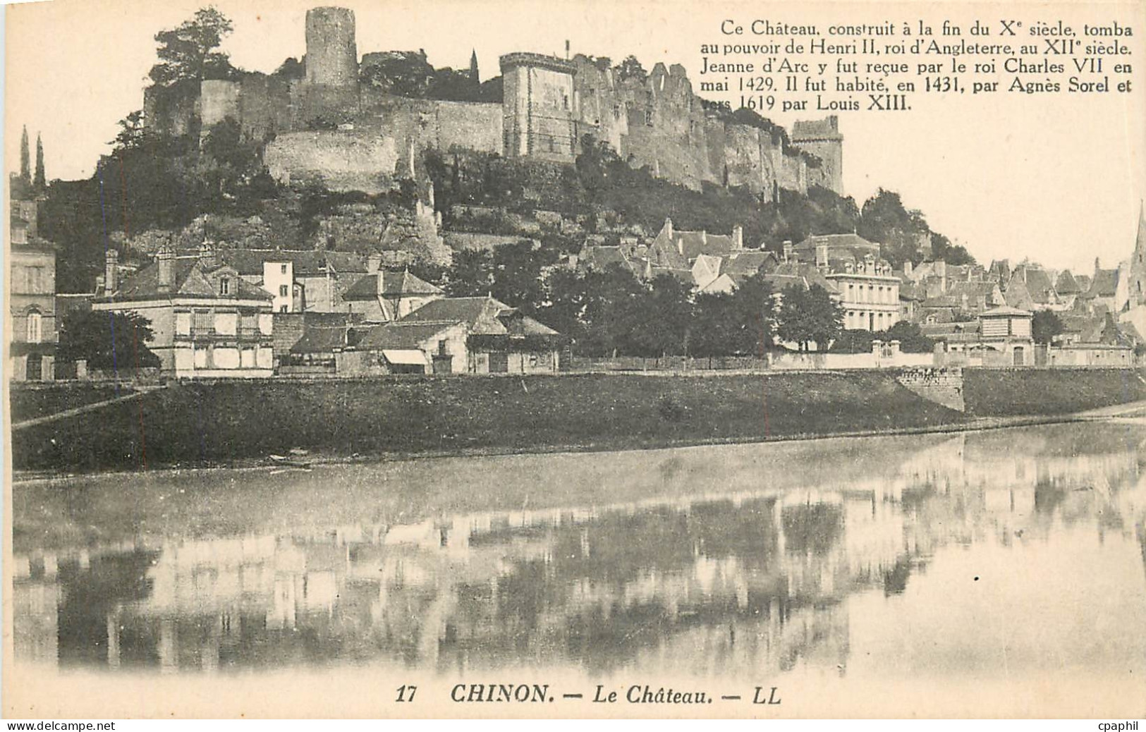 CPA Chinon Le Chateau