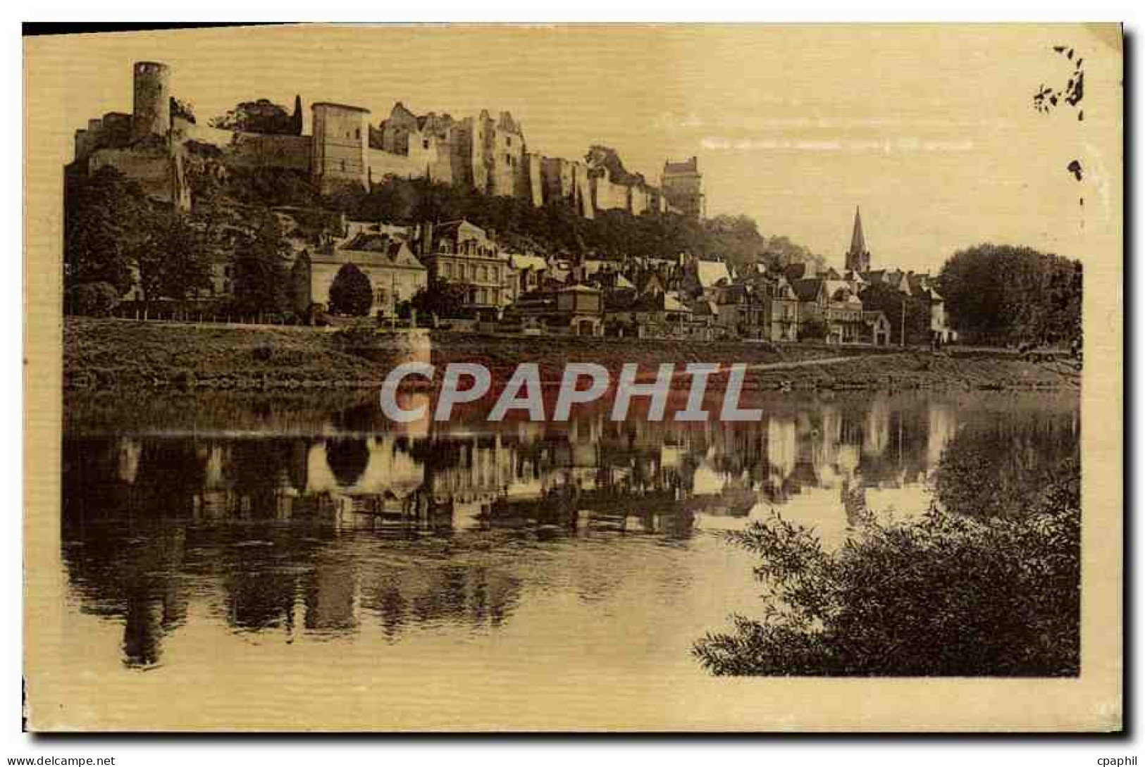 CPA Chinon Le Chateau