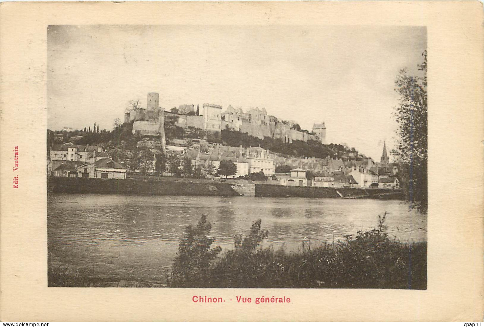 CPA Chinon Vue generale