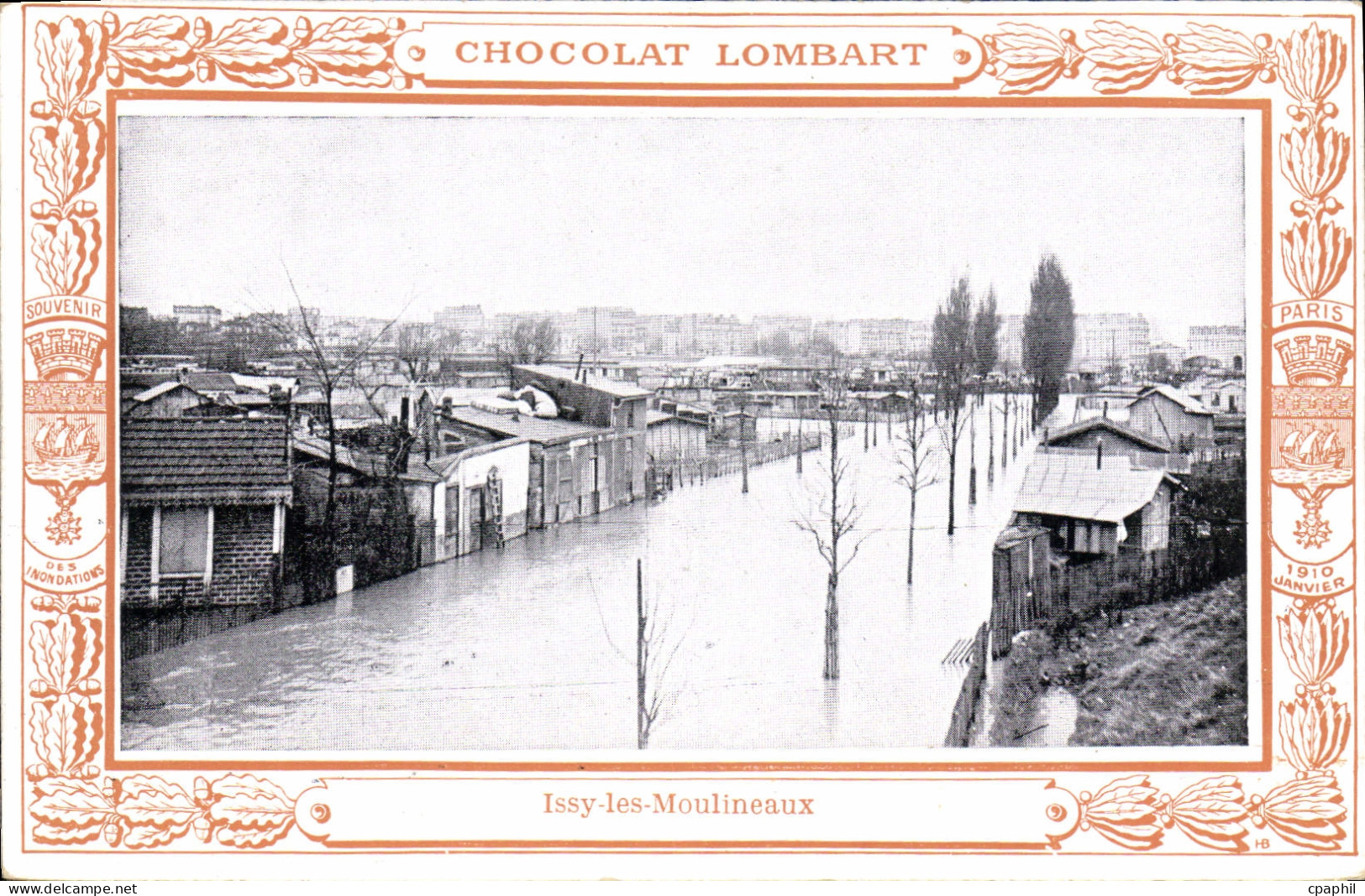 CPA Chocolat Lombart Issy Les Moulineaux