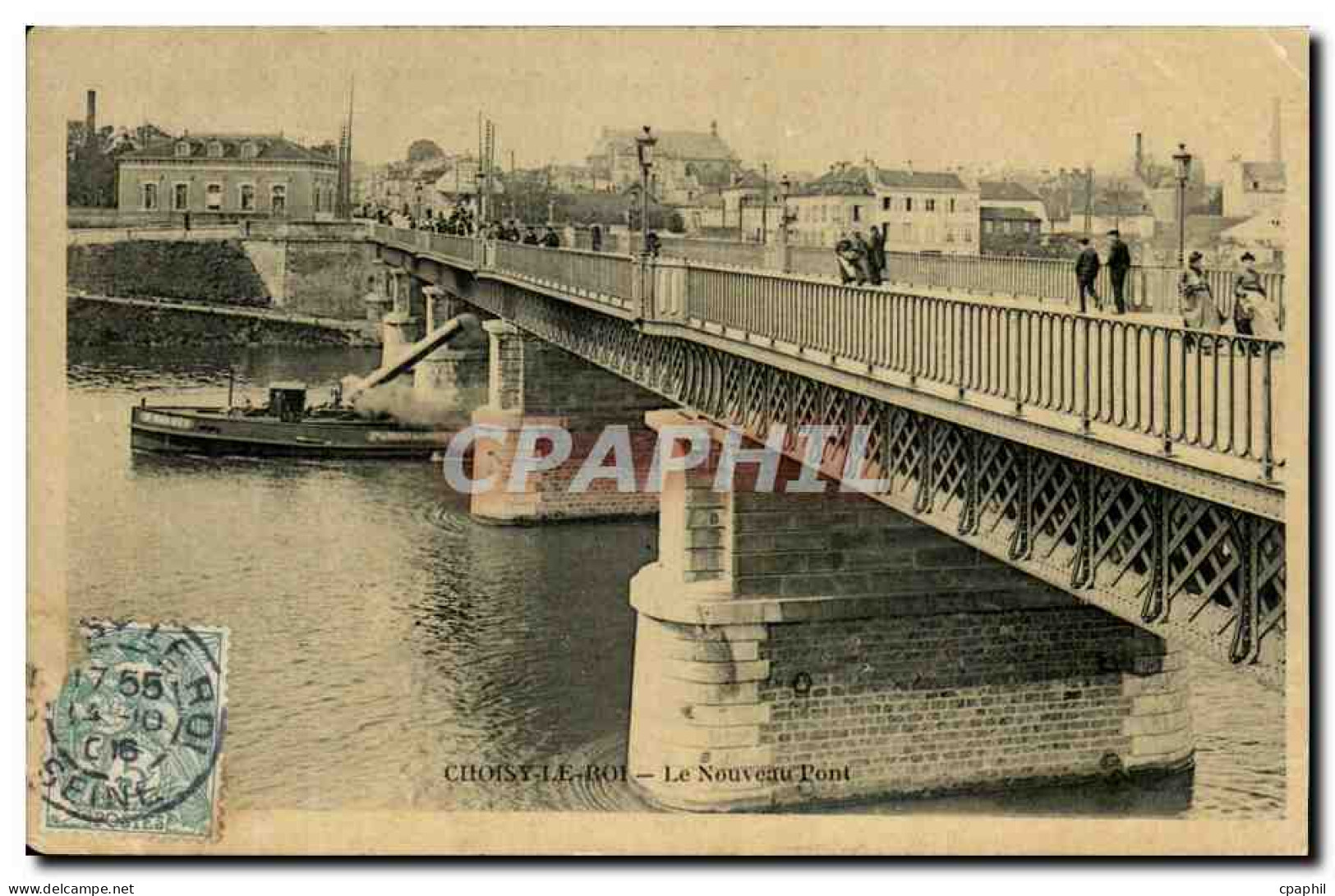 CPA Choisy le Roi Le nouveau pont